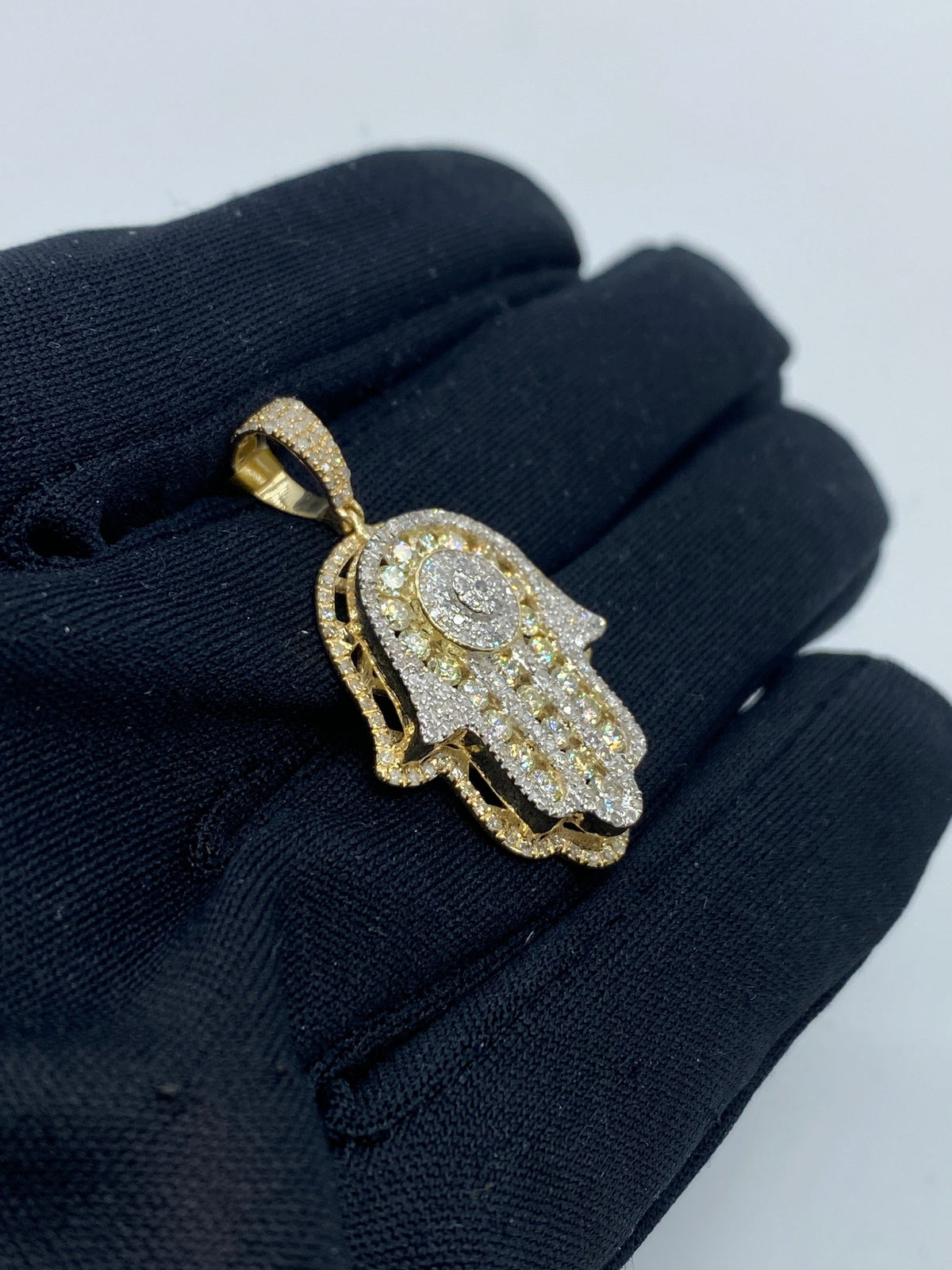 Hamsa Diamond Pendant - additional product view 3