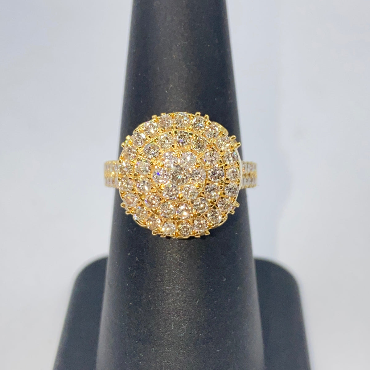 14K Gold Heritage Cake Diamond Ring - additional product view 7