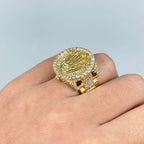 14K Gold Jumbo Crown Diamond Ring - additional product view 10