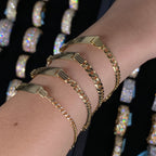 14K Gold Custom Name Plate Baby Bracelet - additional product view 4