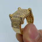 10K Gold Castle Diamond Ring - additional product view 2