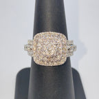 14K Gold 14.2mm Rounded Square Engagement Diamond Ring - additional product view 7