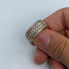 14K Gold Diamond Band Ring - additional product view 2