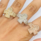 14K Gold Ankh Diamond Ring - additional product view 2