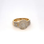 14K Gold Ripple Diamond Ring - additional product view 6