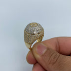 14K Gold Circle Master Diamond Ring - additional product view 3