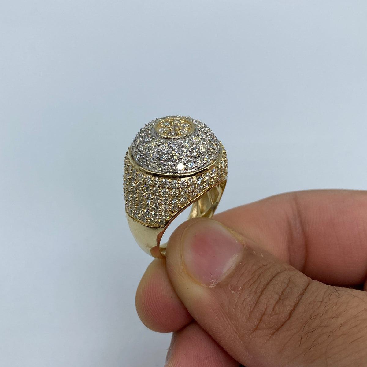 14K Gold Circle Master Diamond Ring - additional product view 3