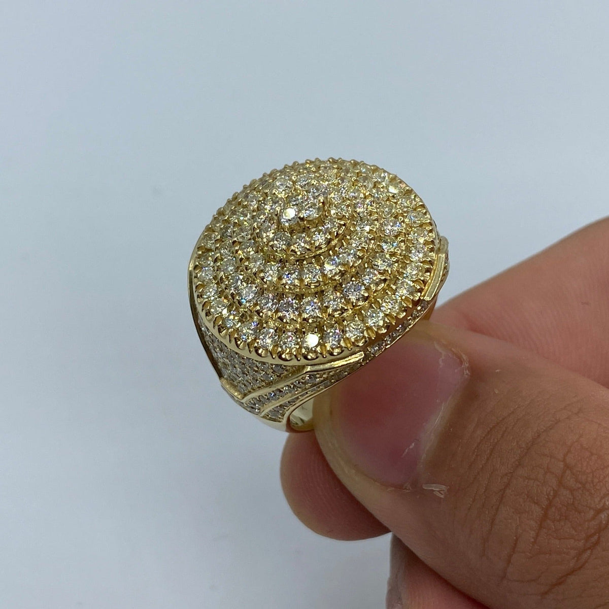14K Gold California Cake Diamond Ring - additional product view 9
