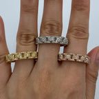 10K Gold/14K Watch Band Diamond Ring - additional product view 2