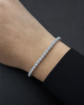 Male model wearing 10K Dazzling Diamond Tennis Bracelet