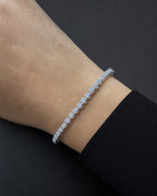 Male model wearing 10K Dazzling Diamond Tennis Bracelet