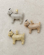 10k Large Goat Pendant styled photo