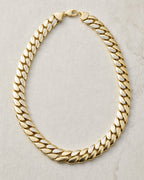 14k Solid Gold Cuban Chain 25M 32I styled photo