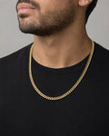 Male model wearing Cuban Link Anklet