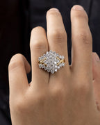 Male model wearing 10K Tiara Diamond Ring