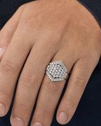 Male model wearing 10K Diamond Ring