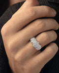 Male model wearing 10K Cluster Diamond Ring