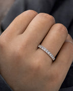 Male model wearing 18K Jumbo Pavé Diamond Ring