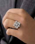 Male model wearing 18K Showstopper Diamond Ring