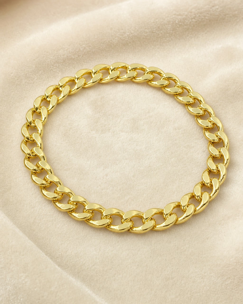14K 4MM Miami Cuban Link Bracelet 8" styled photo
