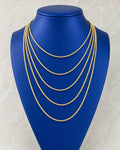 10K Yellow Gold 2MM Rope Chain 16-24" styled photo