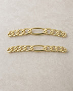 10K Figaro Link Anklet styled photo