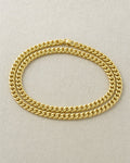 10K Cuban Link Anklet styled photo