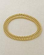 10K Cuban Link Anklet styled photo