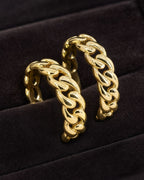 10K Cuban Link Ring styled photo
