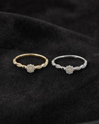 14K Diamond Fate Engagement Ring styled photo