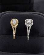 14K Diamond Beloved Engagement Ring styled photo
