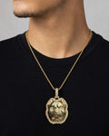Male model wearing Pitbull Pendant