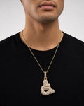 Male model wearing Disabled Wheelchair Handicap Pendant 1.0ct