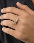 Male model wearing 14K California Diamond Ring