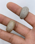 14K Dome Diamond Ring styled photo