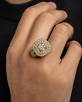 Male model wearing 14K Phoenix Diamond Ring