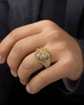 Male model wearing 14K Royal Diamond Ring
