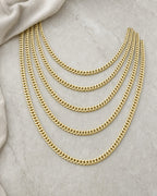 10K 5MM Miami Cuban Link Chain 16-24” styled photo