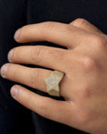 Male model wearing 10K Rising Star Diamond Ring