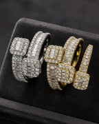 10K Wrap Diamond Baguette Ring styled photo