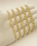 10K Cuban Link Bracelet ALL SIZES styled photo