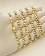 10K Cuban Link Bracelet ALL SIZES styled photo